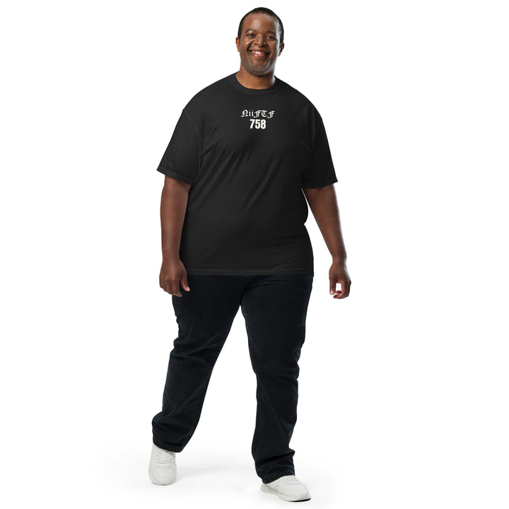 758 Area Code Heavyweight Tee